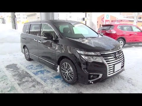 NISSAN ELGRAND 2014, 350 Highway STAR, Premium. Обзор экстерьера и интерьера.