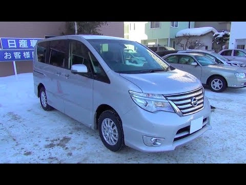 NISSAN SERENA 2013, HighwaySTAR. Обзор экстерьера и интерьера.