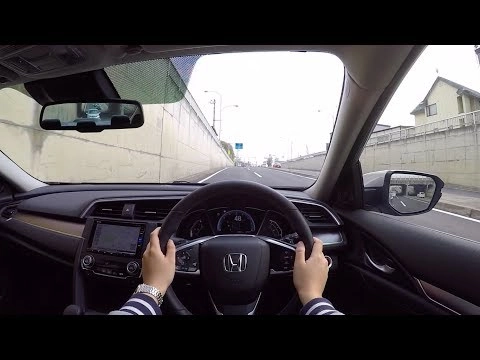 HONDA CIVIC 2017 Седан, Honda SENSING. Тест-драйв по городу.