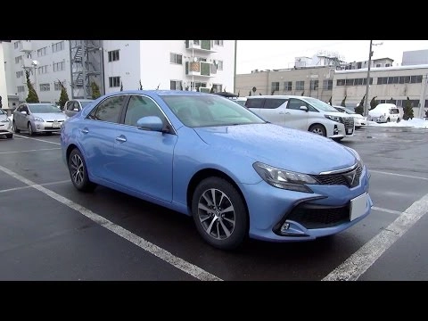TOYOTA MARK X 2016, 250S Four. Обзор экстерьера и интерьера.
