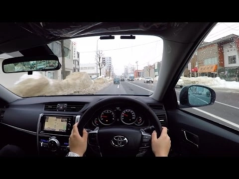 TOYOTA MARK X 2016, 250S Four. Тест-драйв по городу.